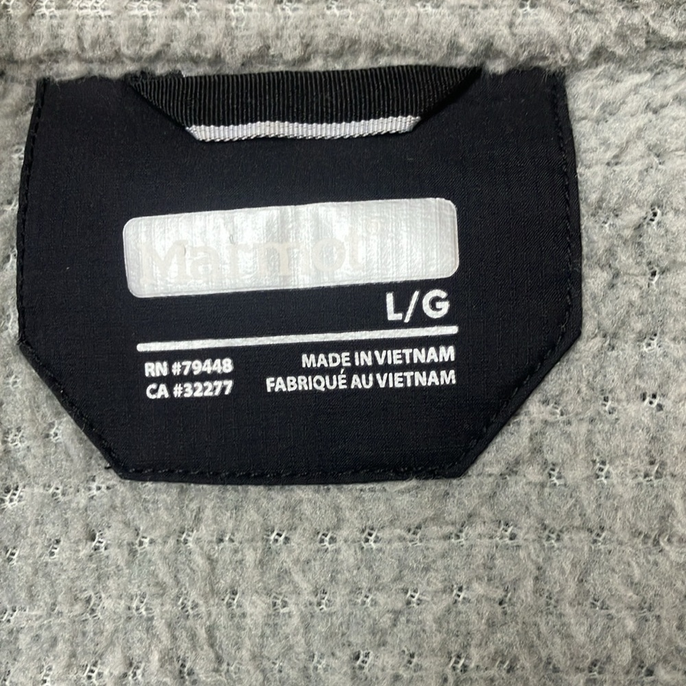 Marmot lined lightweight black jacket size Large - Picture 3 of 6